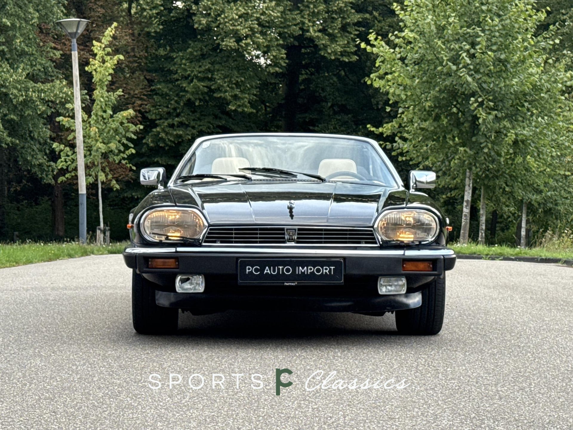 Jaguar XJ XJS V12 convertible 5.3L EU Auto Pionolak zwart beige leder